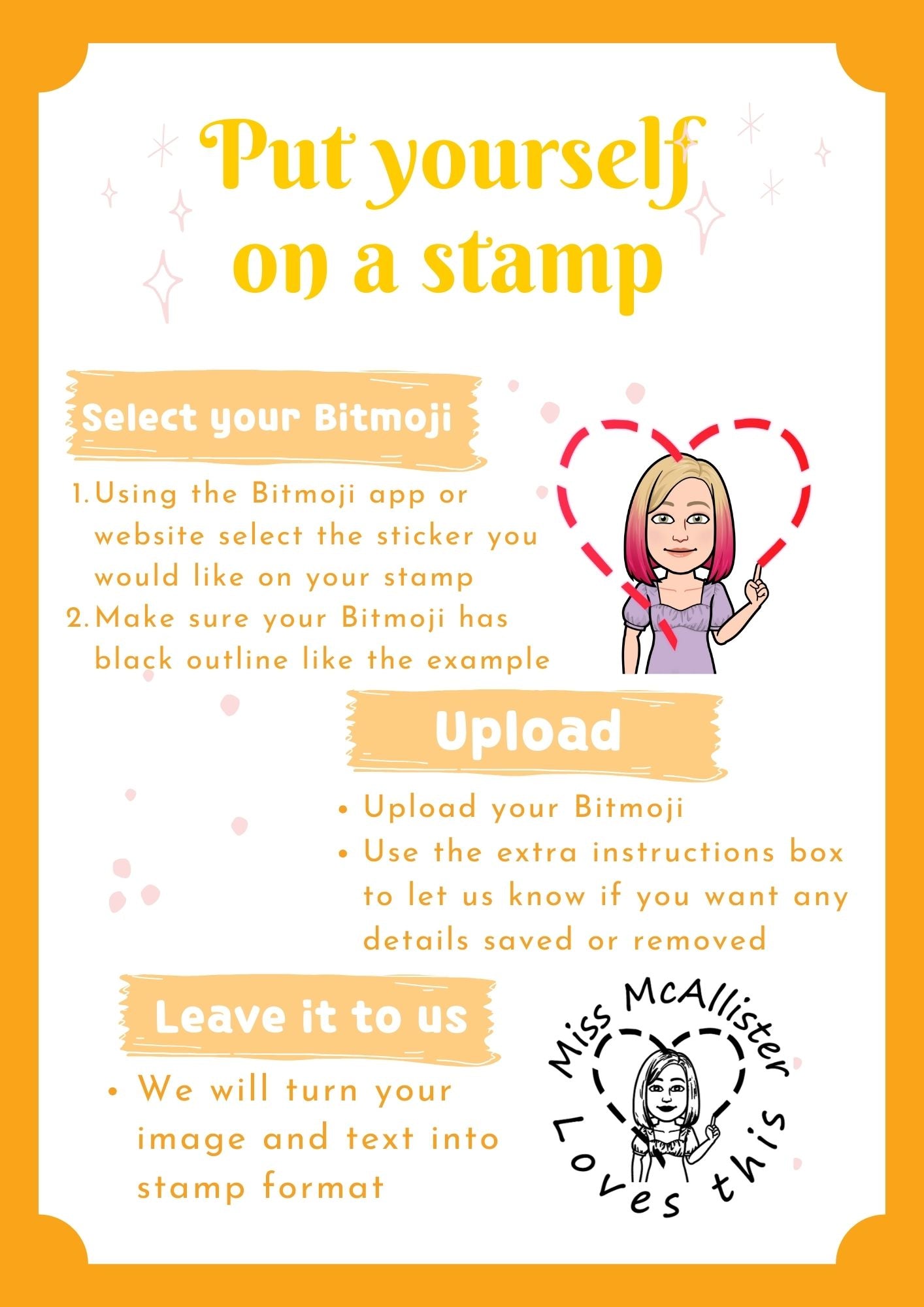 Large Bitmoji Stamp