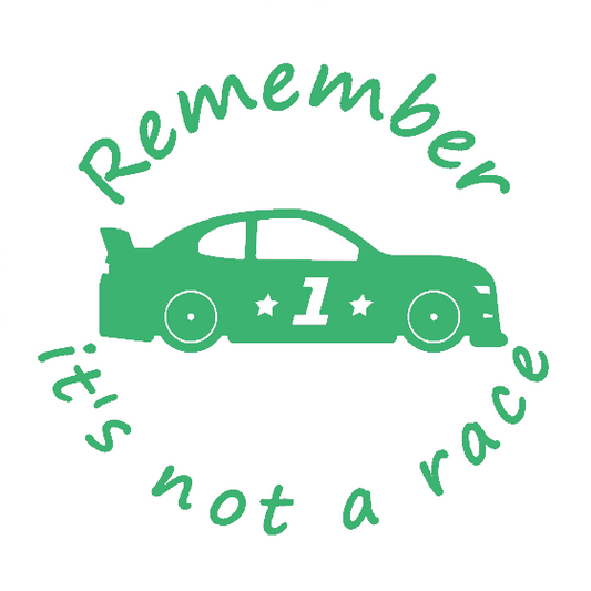 It's not a race